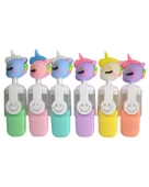 Başlıklı Fosforlu Kalem 6 Renk MD213 - 3