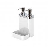 Primanova 2Li Sıvı Sabunluk Süngerli Viva Beyaz - 1