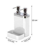 Primanova 2Li Sıvı Sabunluk Süngerli Viva Beyaz - 2