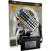 Cata Rgb Şerit LED Seti ( 5 mt Rgb LED 15 Renk + Trafo + Rgb Kumanda - 1