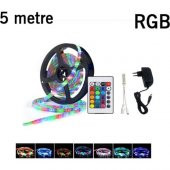 Cata Rgb Şerit LED Seti ( 5 mt Rgb LED 15 Renk + Trafo + Rgb Kumanda - 2