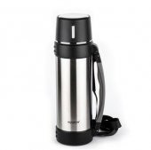 Okadi Paslanmaz Çelik Termos Tutacaklı 1800ML İnox - 1