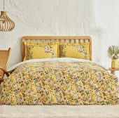 Karaca Home Lansy Sarı %100 Pamuk Tek Kişilik Nevresim Takımı - 1