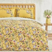 Karaca Home Lansy Sarı %100 Pamuk Tek Kişilik Nevresim Takımı - 2