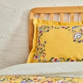 Karaca Home Lansy Sarı %100 Pamuk Tek Kişilik Nevresim Takımı - 7