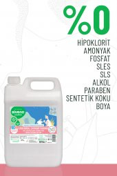 Siveno %100 Doğal Bebek Çamaşır Sabunu Kendinden Yumuşatıcılı Bitkisel Deterjan Konsantre Vegan 5000 ml - 5