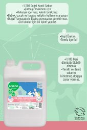 Siveno %100 Doğal Bebek Çamaşır Sabunu Kendinden Yumuşatıcılı Bitkisel Deterjan Konsantre Vegan 5000 ml - 6