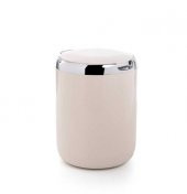 Primanova Çöp Kovası Plastik Kapaklı 3Lt Pasifik Bej - 1