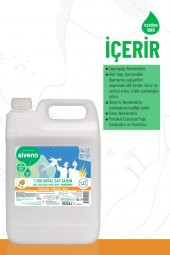 Siveno %100 Doğal Sıvı Kastil Sabun Portakal Yağlı Yoğun Nemlendirici Arındırıcı Bitkisel Vegan 5000 ml - 3