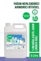 Siveno %100 Doğal Sıvı Kastil Sabun Lavanta Yağlı Yoğun Nemlendirici Arındırıcı Bitkisel Vegan 5000 ml - 2