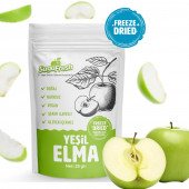 SagaFresh Dondurularak Kurutulmuş Yeşil Elma Dilimleri 25g - 1