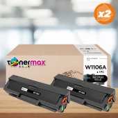 Hp Laser MFP 138PN Muadil Toner Çipli 2'li Paket / Hp 106A W1106A - 1