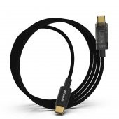 Syrox C141TT 100W Digital Göstergeli Şeffaf Başlık Tasarim Hasir Type-C To Type-C Ultra Hızlı Şarj & Data Kablosu - 2