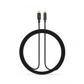 Syrox C141TT 100W Digital Göstergeli Şeffaf Başlık Tasarim Hasir Type-C To Type-C Ultra Hızlı Şarj & Data Kablosu - 3