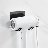 Fön Makine Askısı Siyah Yapışkanlı Fön Makine Tutucu - 7