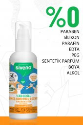 Siveno %100 Doğal Ve Organik Tamanu Yağlı Güneş Losyonu Mineral Filtreli Tüm Aile Için 50 Spf 100 ml - 4