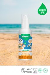 Siveno %100 Doğal Ve Organik Tamanu Yağlı Güneş Losyonu Mineral Filtreli Tüm Aile Için 50 Spf 100 ml - 6