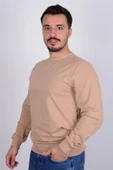 Cazador 23KCEEO05191 Bej Bisiklet Yaka Erkek Sweat - 2