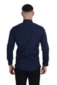 Cengiz İnler Standart Yaka Likralı Slimfit Erkek Gömlek - 9