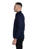 Cengiz İnler Standart Yaka Likralı Slimfit Erkek Gömlek - 10