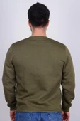Cazador5128 Haki Cazador Baskılı Bisiklet Yaka Erkek Sweat - 3