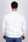 Cazador 5110 Ekru Bisiklet Yaka Önü Baskılı Erkek Sweat - 3