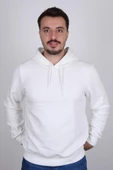Cazador 22KCEEO05616 Ekru Kapüşonlu Erkek Sweat - 1