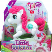 Oyuncak Sesli Işıklı Küçük Unicorn Beyaz-pembe - 2