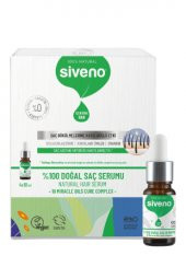 Siveno %100 Doğal Onarıcı Yoğunlaştırıcı Bakım Serumu Bitkisel Yıpranmış ve Dökülen Saçlara Özel 4X10 ml - 2