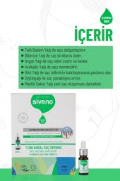 Siveno %100 Doğal Onarıcı Yoğunlaştırıcı Bakım Serumu Bitkisel Yıpranmış ve Dökülen Saçlara Özel 4X10 ml - 3