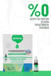 Siveno %100 Doğal Onarıcı Yoğunlaştırıcı Bakım Serumu Bitkisel Yıpranmış ve Dökülen Saçlara Özel 4X10 ml - 4