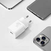 Baseus Super Şarj Akıllı Çip 20W Pd Type-C Şarj Başlığı İphone 11 12 13 14 15 Pro Max Şarj Başlık - 8