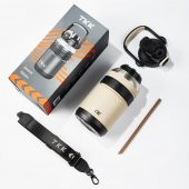 TKK Çelik Termos 1000Ml Bej - 4