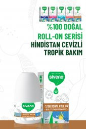 Siveno %100 Doğal Roll-On Hindistan Cevizli Deodorant Ter Kokusu Önleyici Bitkisel Lekesiz Vegan 50 ml - 4