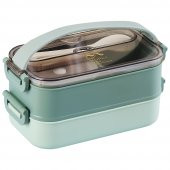 Vagonlife XC-465 1500ml Yeşil Çelik Lunch Box - 1