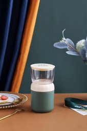 Vagonlife XC-557 700ml Yeşil Çelik Saklama Kabı - 1