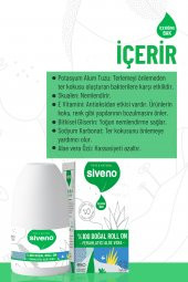 Siveno %100 Doğal Roll-On Aloe Vera Deodorant Ter Kokusu Önleyici Bitkisel Lekesiz Vegan 50 ml - 2
