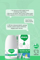 Siveno %100 Doğal Roll-On Aloe Vera Deodorant Ter Kokusu Önleyici Bitkisel Lekesiz Vegan 50 ml - 5