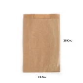 Kraft Baget Ekmek Fırın Kese Kağıdı - Küçük boy - 12 x 28 Cm. - 1.5 Kg. - Ortalama 300 Ad - Paket thumbnail 2