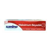 Sanino Diş Macunu 75 ml Maksimum Beyazlık x 6 Adet - 2