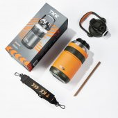 TKK Çelik Termos 1000Ml Turuncu - 4