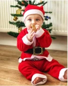 MODAVALS YILBAŞI NOEL BABA & NOEL ANNE ÇOCUK KARDEŞ KOMBİN KOSTÜM thumbnail 3