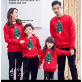 MODAVALS ÇAM AĞACI BASKILI YILBAŞI AİLE KOMBİN SWEAT thumbnail 2