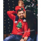 MODAVALS ÇAM AĞACI BASKILI YILBAŞI AİLE KOMBİN SWEAT thumbnail 5