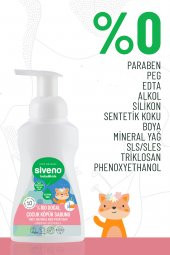 Siveno %100 Doğal Zeytinyağlı Çocuk Köpük Kastil Sabun Yoğun Nemlendirici Arındırıcı Bitkisel Vegan 250 ml - 4