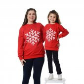 MODAVALS KARTANESİ BASKILI YILBAŞI AİLE KOMBİN SWEAT thumbnail 1