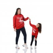 MODAVALS GEYİK BASKILI YILBAŞI AİLE KOMBİN SWEAT thumbnail 4