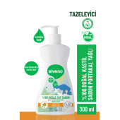 Siveno %100 Doğal Sıvı Kastil Sabun Portakal Yağlı Yoğun Nemlendirici Arındırıcı Bitkisel Vegan 300 ml - 1