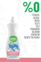 Siveno %100 Doğal Emzik Ve Biberon Temizleyicisi Bitkisel Elde Bulaşık Sabunu Nemlendirici Vegan 500 ml - 4