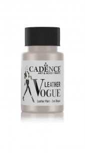 LEATHER VOGUE DERİ BOYASI METALİK LVM-07 GÜMÜŞ 50 ML - 1